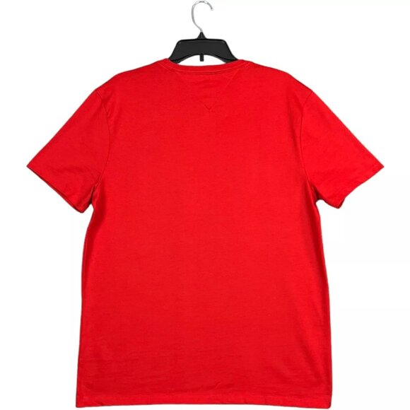 Tommy Hilfiger Men’s Cotton Flag T-Shirt Size M–XL Red -Multi Short Sleeve - Picture 3 of 10